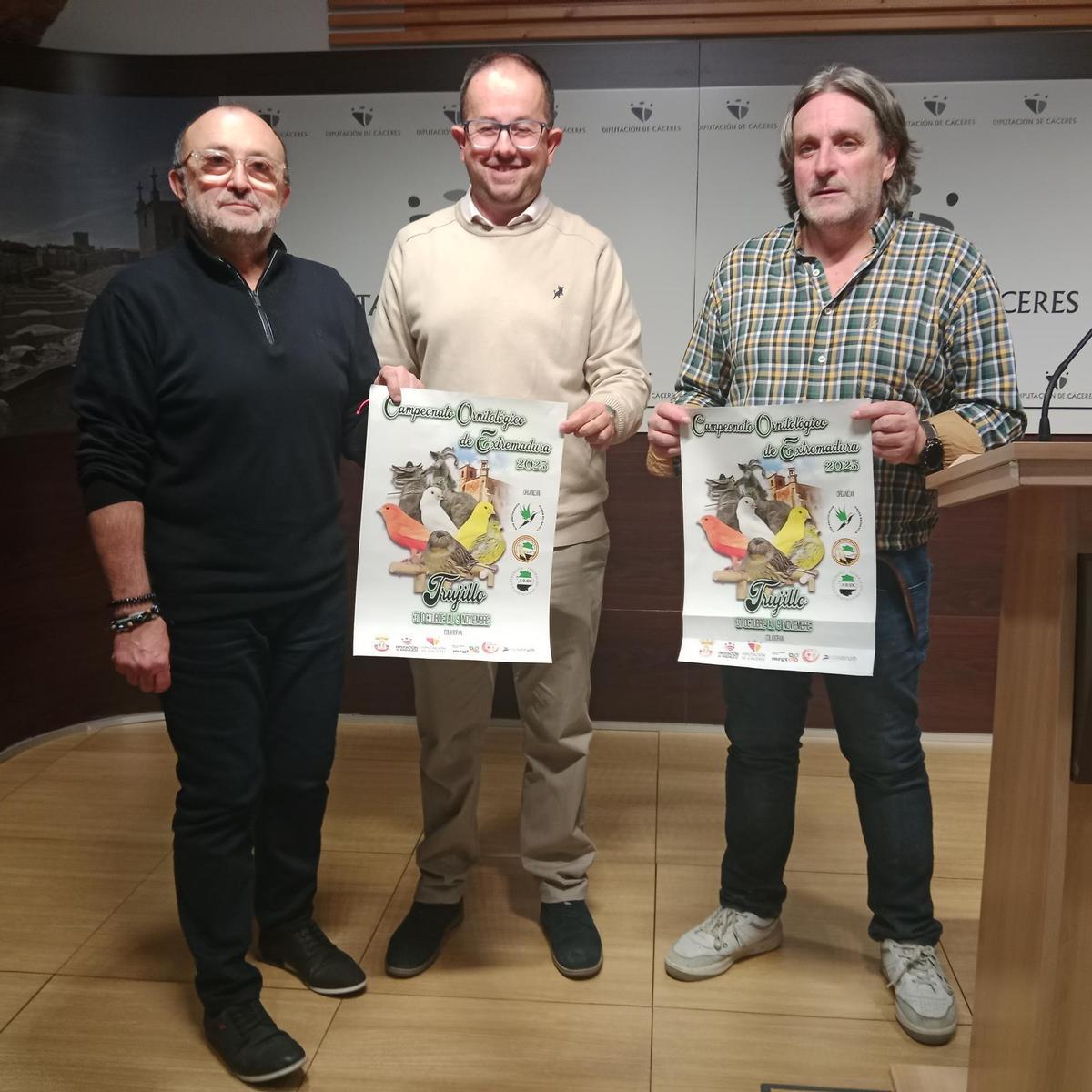 Presentación del Campeonato Ornitológico de Extremadura