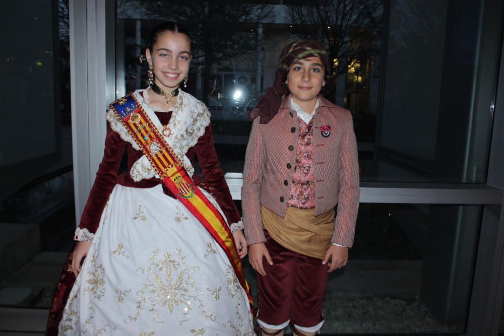 La "mini alfombra roja" de la exaltación de la fallera mayor infantil 2020