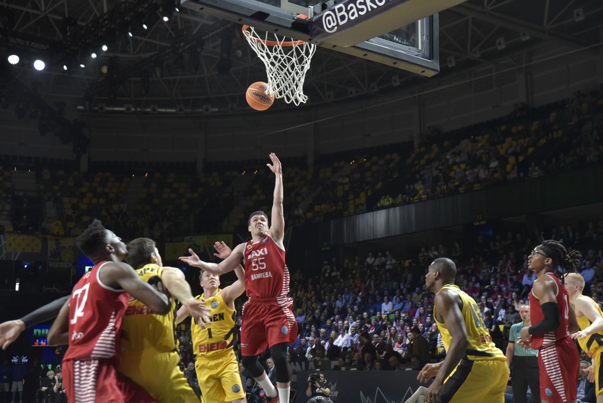 Riesen Ludwigsburg - Baxi Manresa: Les imatges de la semifinal de la Basketball Champions League