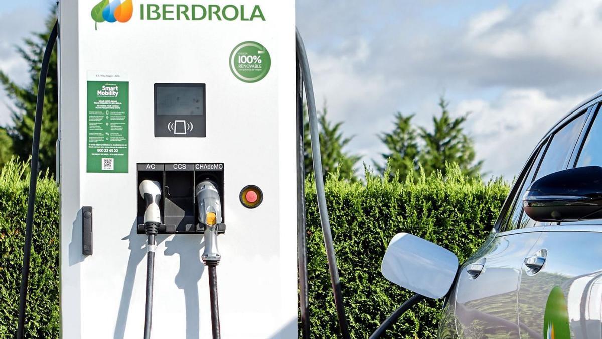 Punto de recarga eléctrica instalado por Iberdrola. | IBERDROLA
