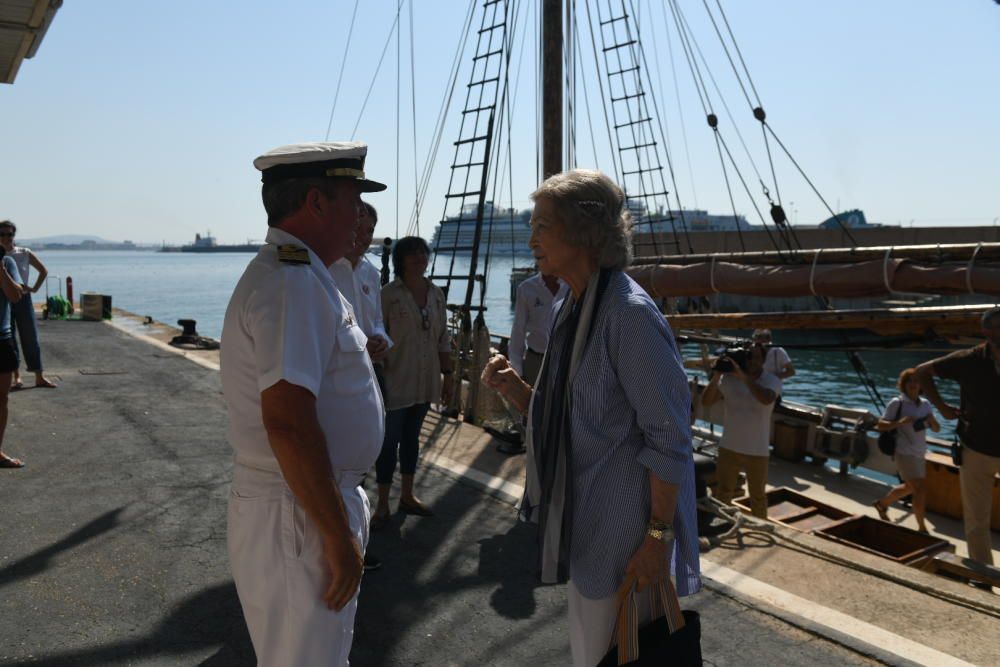 Doña Sofía inaugura las vacaciones reales en Mallorca en un acto ecologista