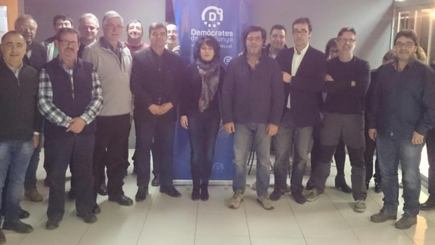 Membres del comitè al Berguedà del nou partit