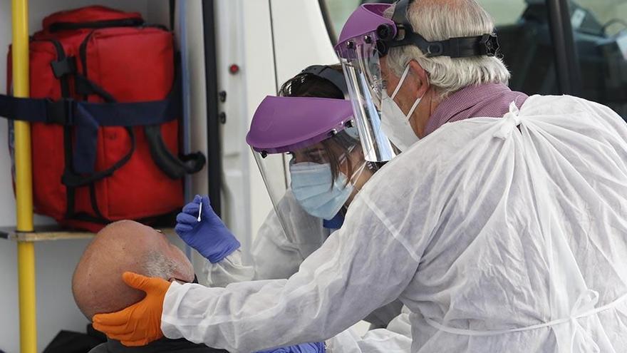 Realización de pruebas de coronavirus en Córdoba.
