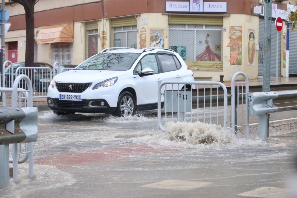 Tromba de agua en Alicante.