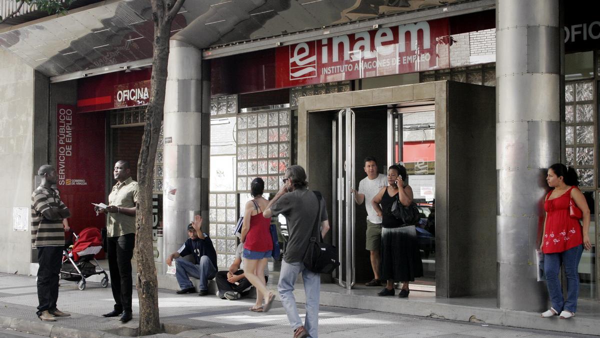 Una de las oficinas del paro de Zaragoza