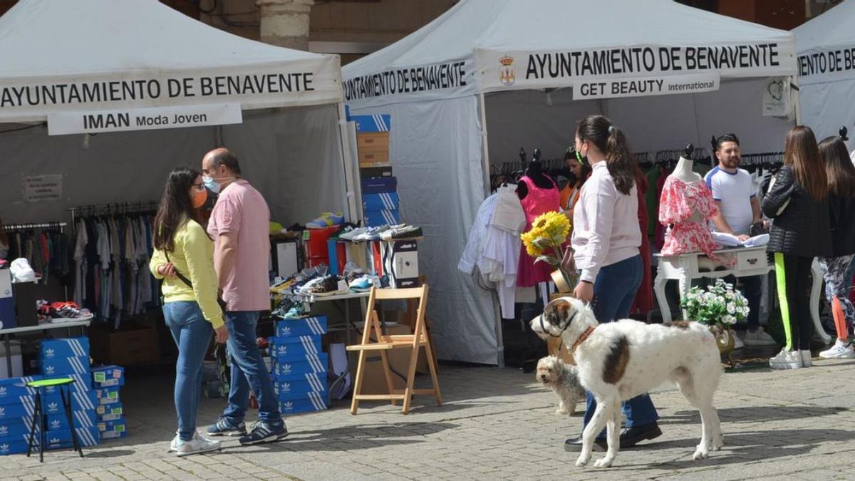 Algunos de los expositores de la Feria del Stock. | E. P.