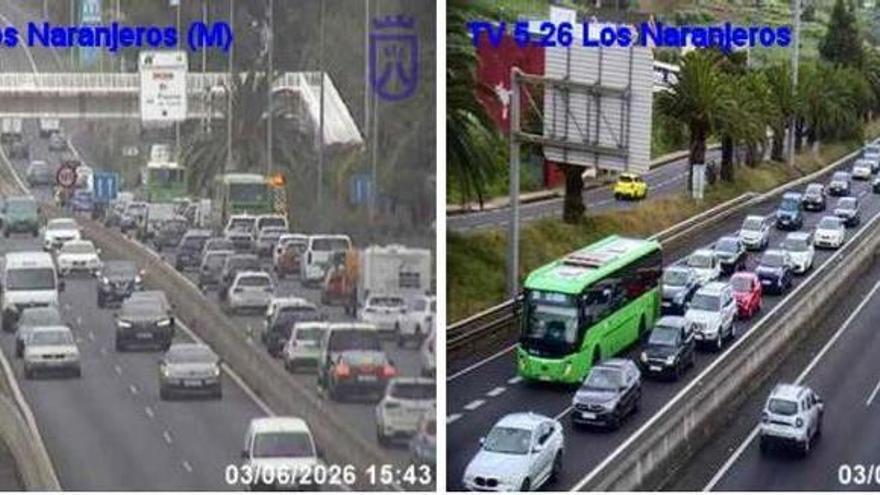 Multiple Accidents Cause Gridlock on Tenerife’s TF-5 Highway