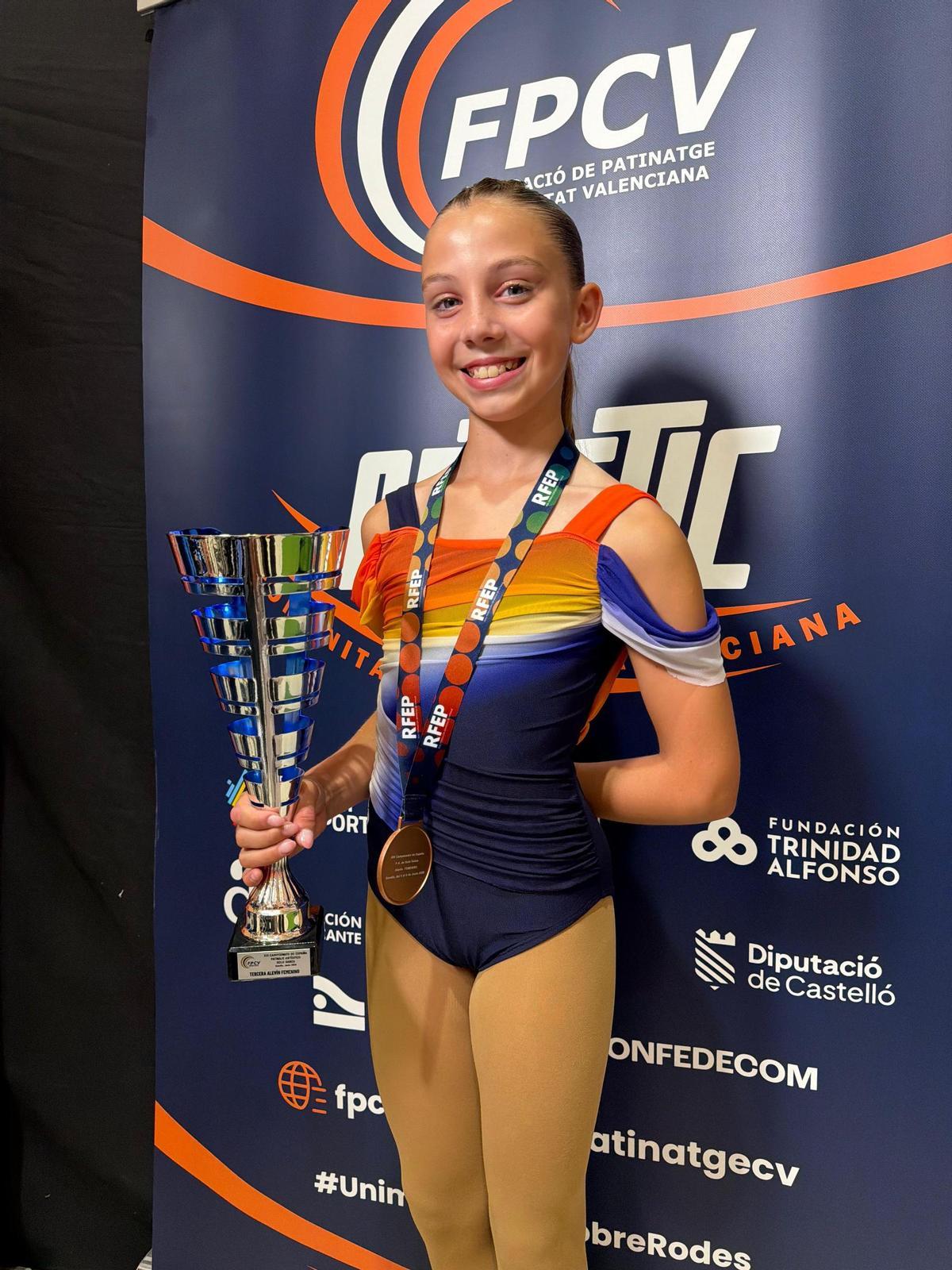 La medallista nacional del CP Daimús