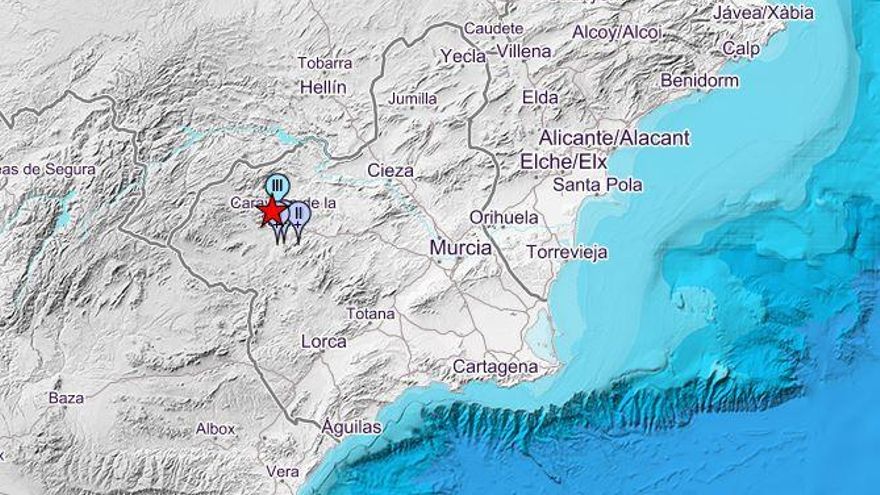 Un terremoto de 3,1 grados sacude el Noroeste de la Región