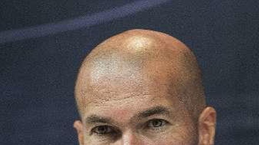 Zidane, entrenador del Madrid.