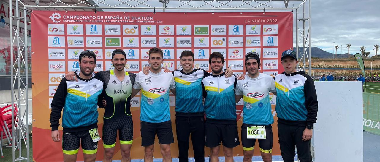 Los deportistas del Triatló Ontinyent en los nacionales de La Nucía