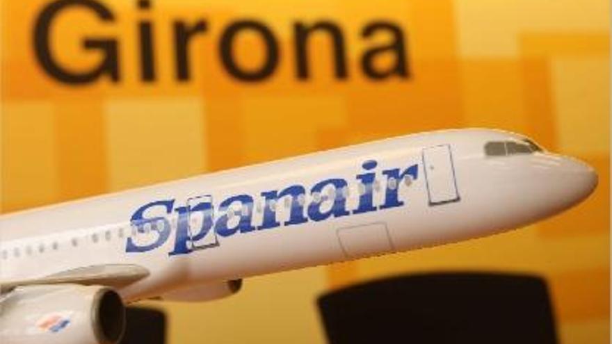 El futur de la companyia Spanair a Girona sembla llunyà |