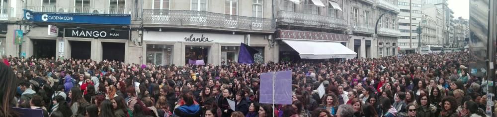 Manifestaciones en varios puntos de Galicia. // FdV