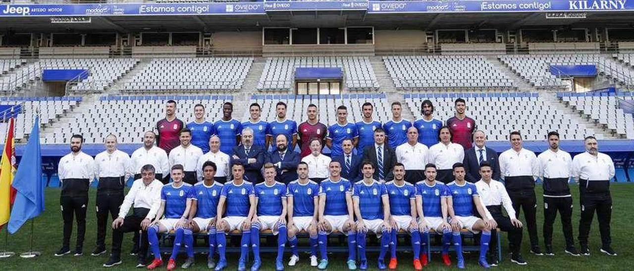 Foto oficial, con Javi Hernández y Viti.