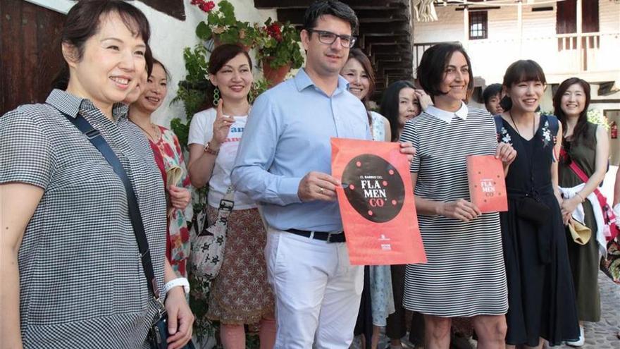 Un mapa señala los recorridos flamencos de interés de Córdoba