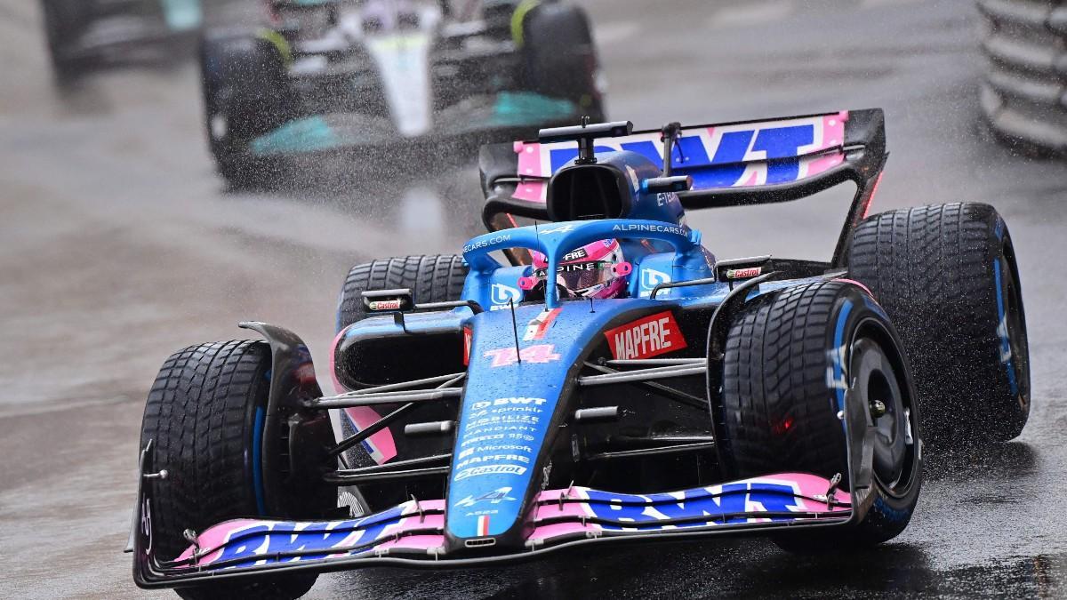 Alonso durante el GP de Mónaco