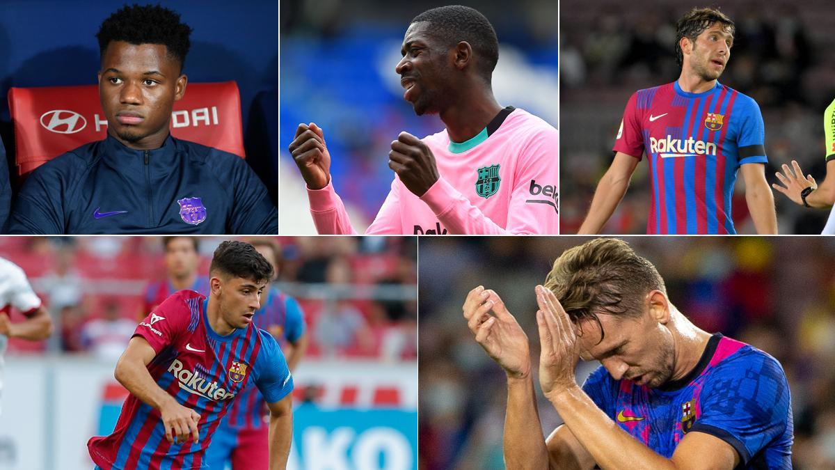 Ansu, Dembélé, Sergi Roberto, Demir y De Jong terminan el próximo verano