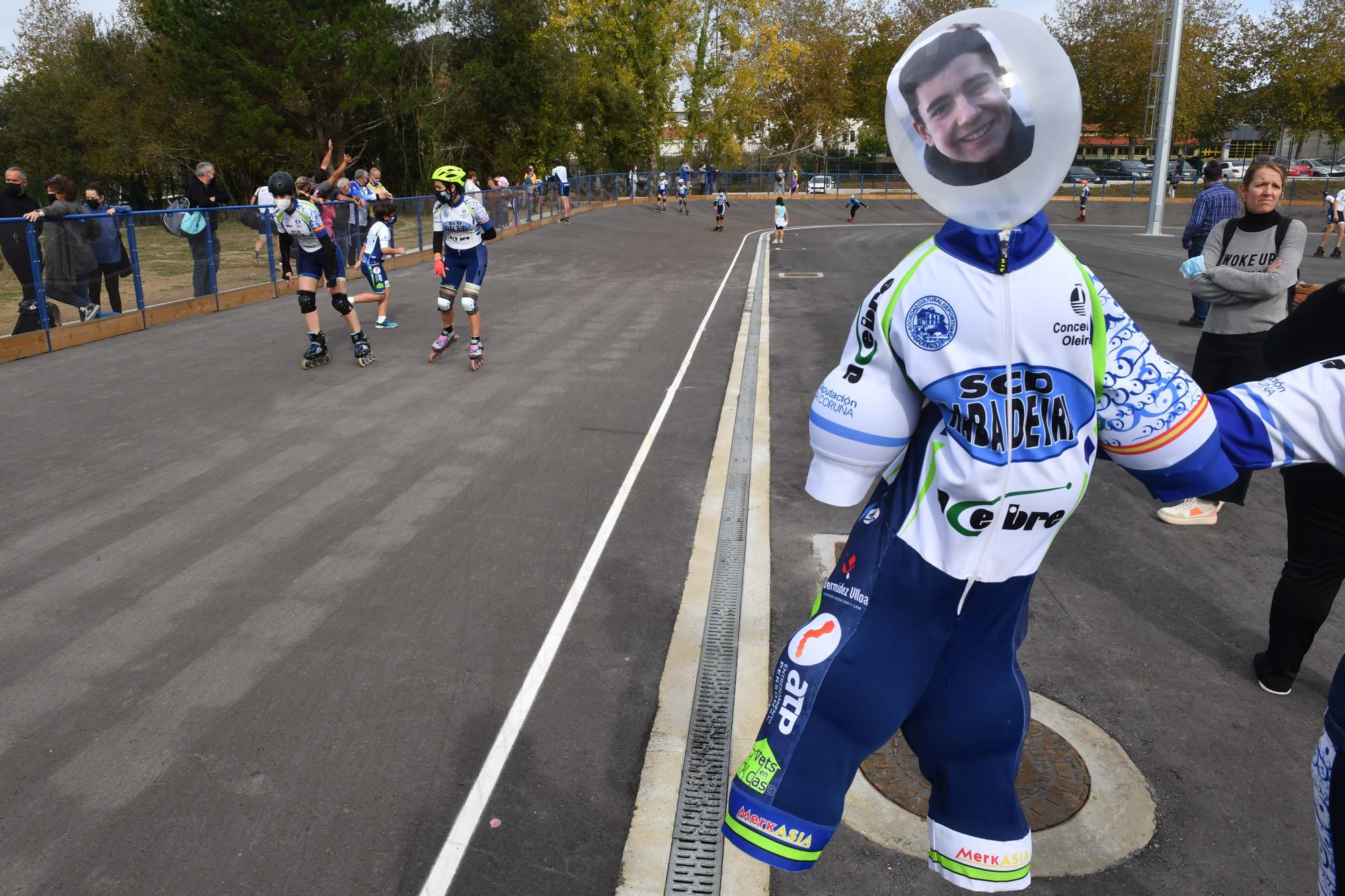 Inauguración de la pista de patinaje de Bastiagueiro