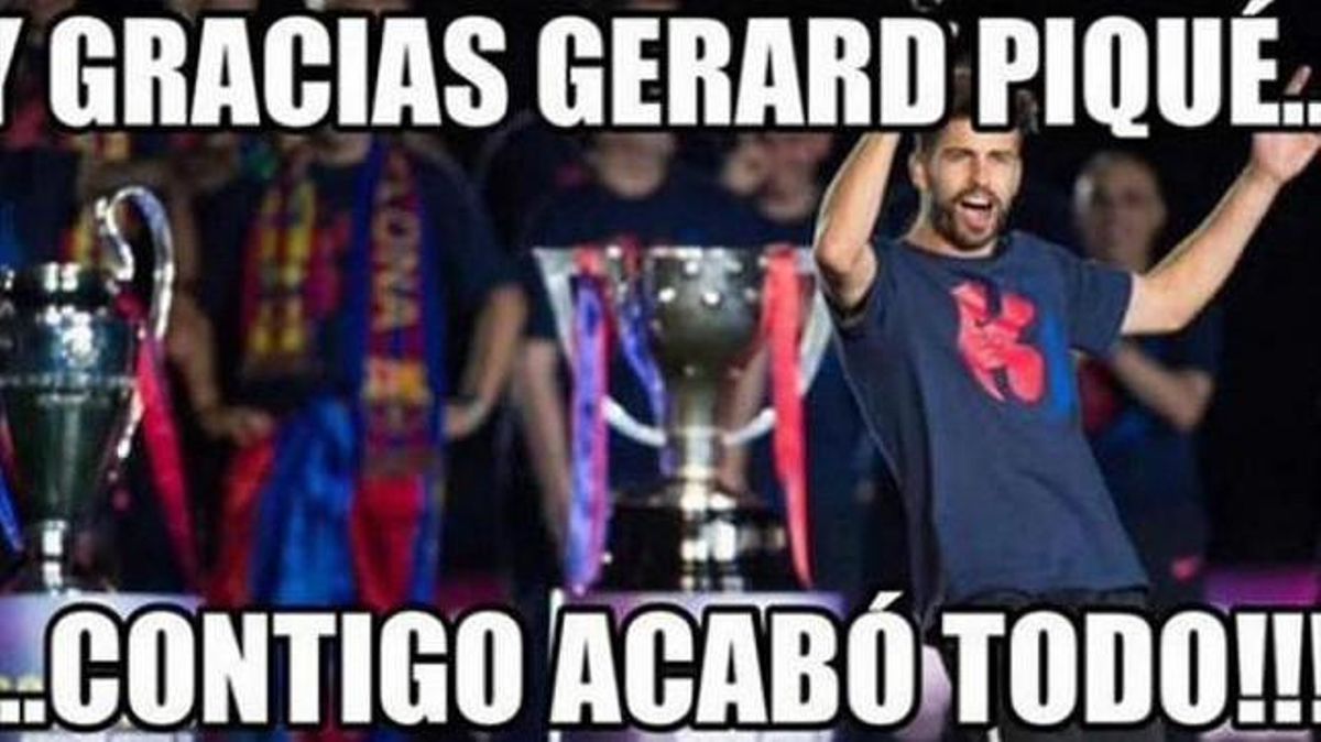 Piqué, protagonista dels mems després de la derrota a la Supercopa dEspanya