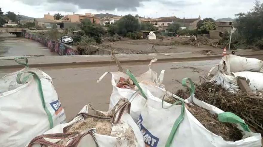 So sieht es in Sant Llorenç am Tag nach dem Unwetter aus