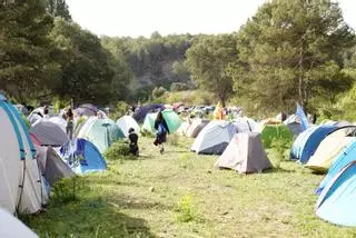 Campament de Revoltes de la Terra a Callús