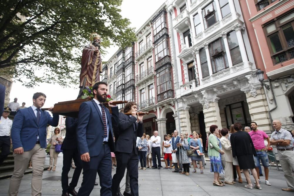 Fin de fiesta en Avilés.