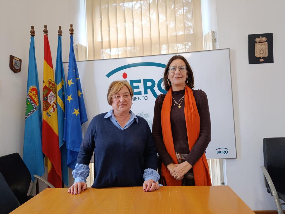 Por la izquierda, Ana Nosti y Patricia Antuña.