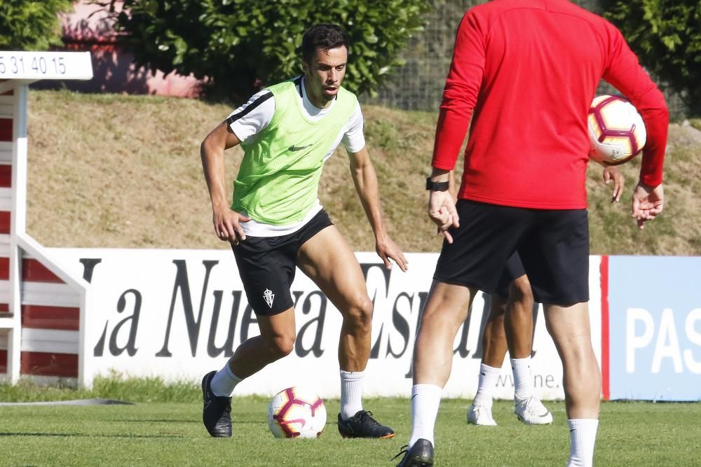 Entrenamiento del Sporting