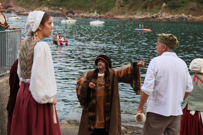 EN IMÁGENES: Desembarco de Carlos V en Tazones