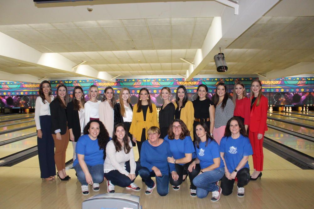 Fiesta fallera femenina en la bolera