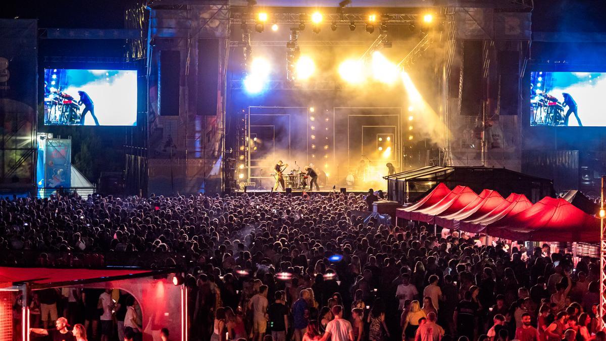 Uno de los festivales celebrados en Benidorm este 2022.