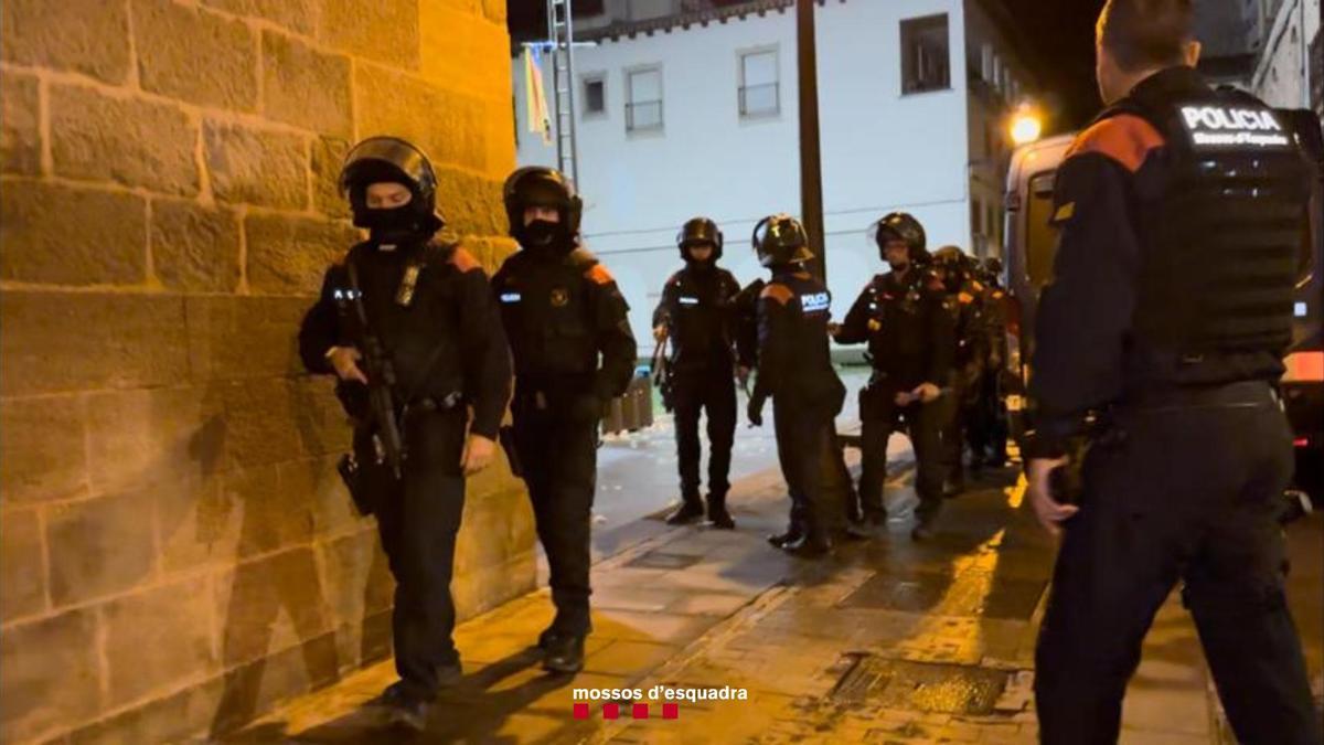 L'operatiu policial que es va dur a terme a Solsona