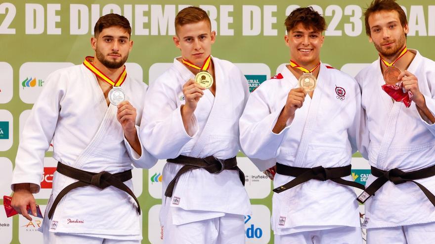 El judoca extremeño Dani Nieto revalida su título nacional en -90 kilos