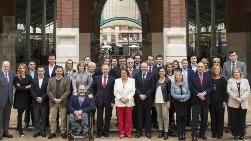 Candidatos del PP al Ayuntamiento de Valencia en 2015.