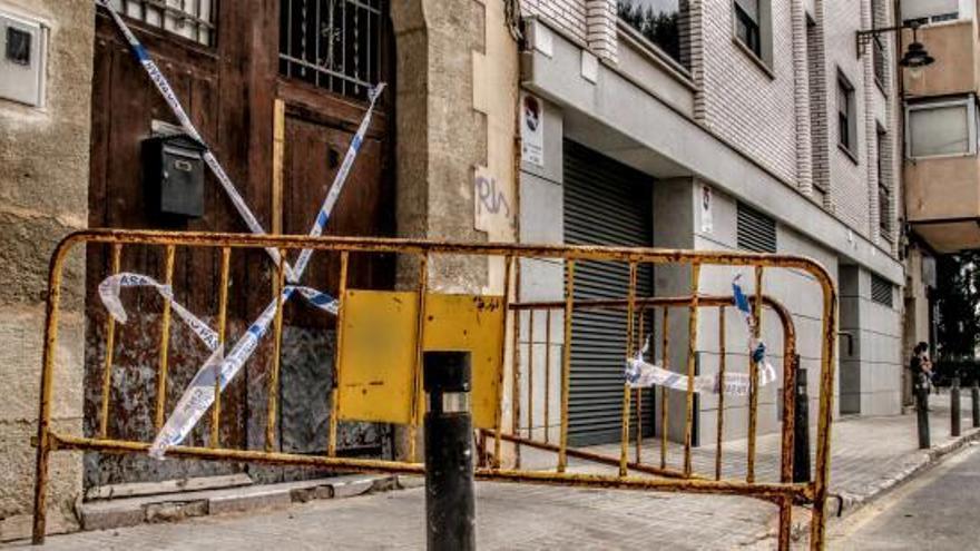 La vivienda donde fue hallado el cadáver.