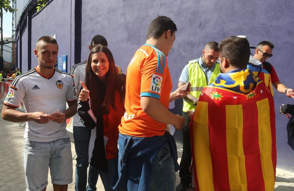 Así vive el Derbi la afición del Valencia CF