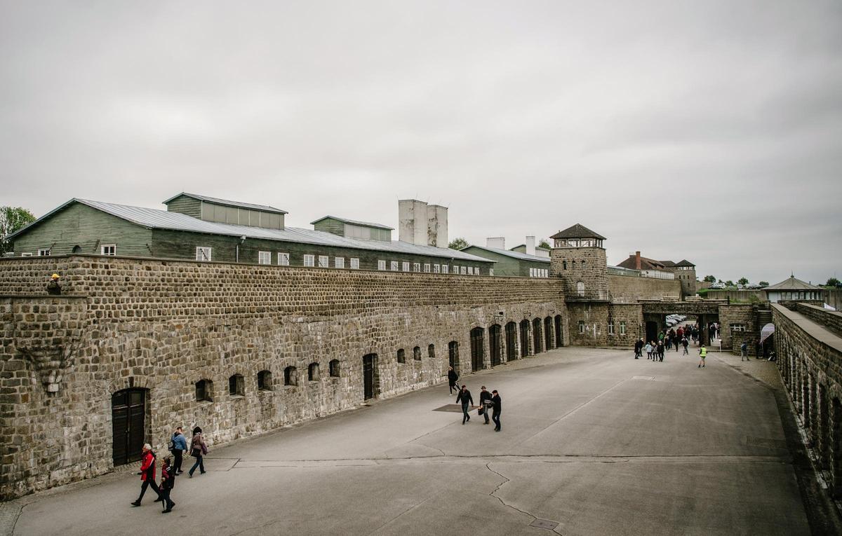 Vista del campo de concentración de Mauthausen