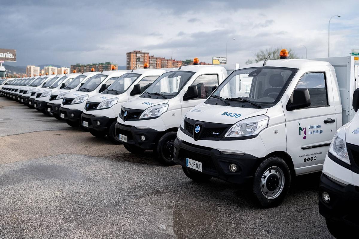 El Ayuntamiento de Málaga incorpora 60 nuevos vehículos de recogida y limpieza con una inversión de más de 5,7 millones de euros