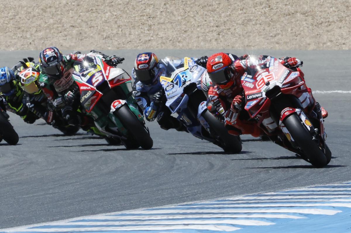 Las imágenes de la carrera de MotoGP en Jerez.