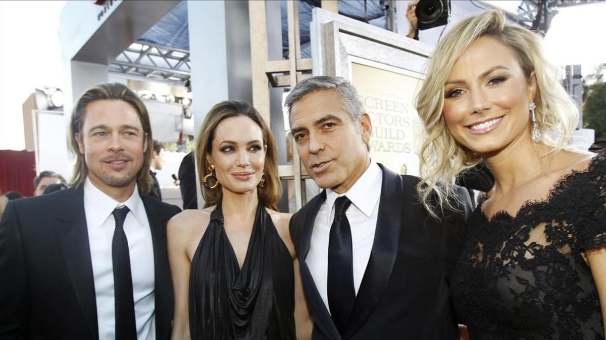 Clooney asegura que &quot;no estaba al tanto&quot; de la ruptura de Pitt y Jolie