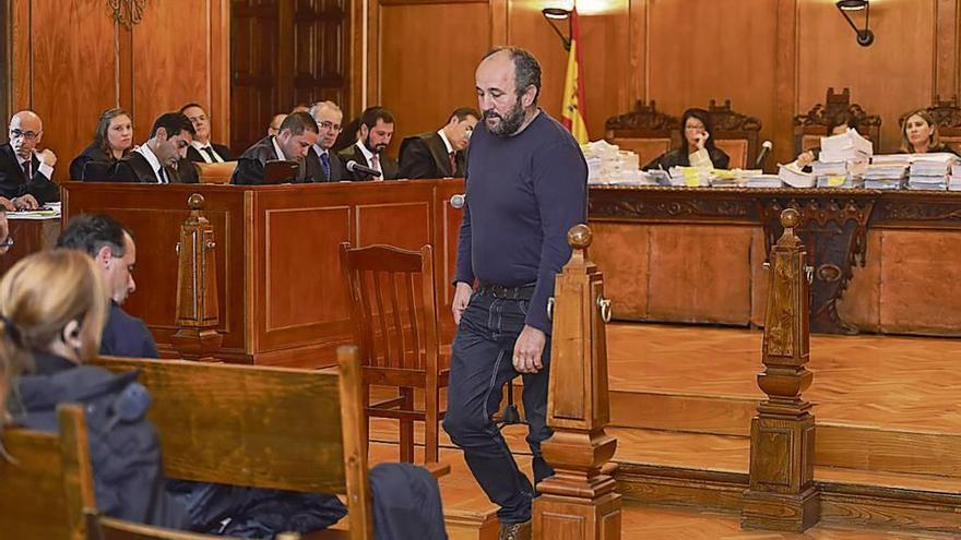 Ramiro Vázquez Roma, durante el juicio en la Audiencia de Pontevedra.