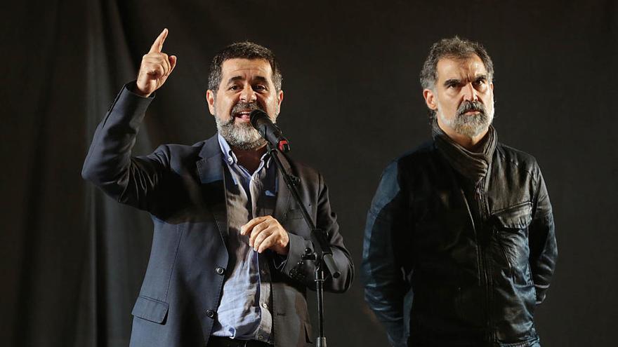 Jordi Sánchez i Jordi Cuixart.