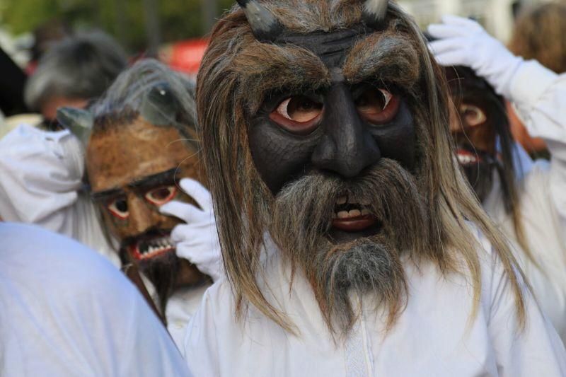 Desfile de mascaradas en Zamora