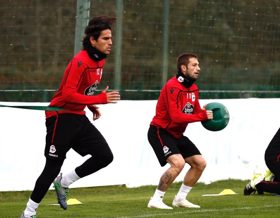 El Dépor vuelve a entrenar tras ganar al Osasuna