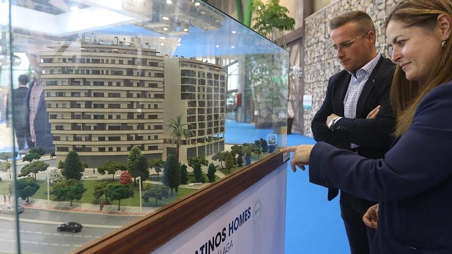 Una pasada edición de la feria inmobiliaria SIMed de Málaga.