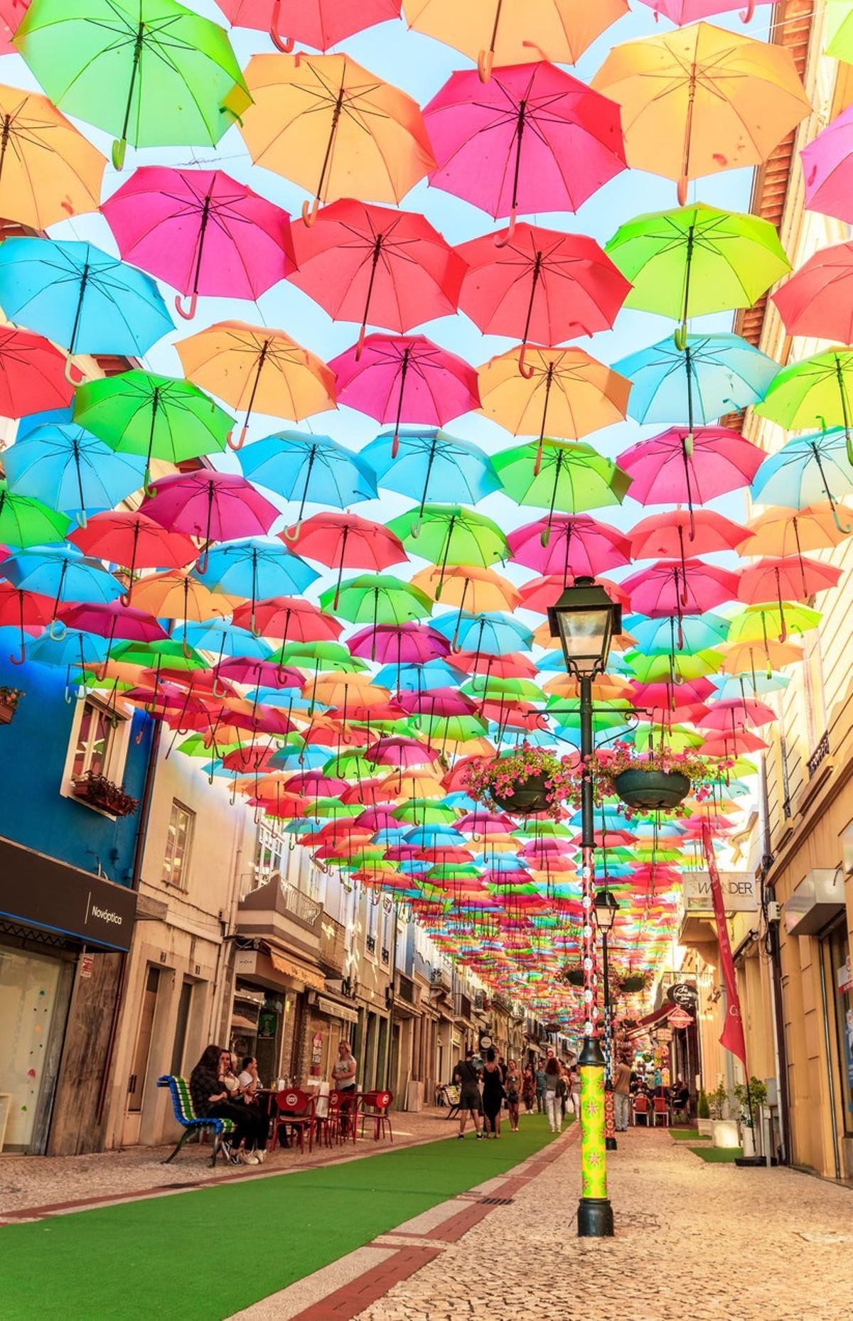 Calles peatonales de Águeda (Águeda, Portugal)