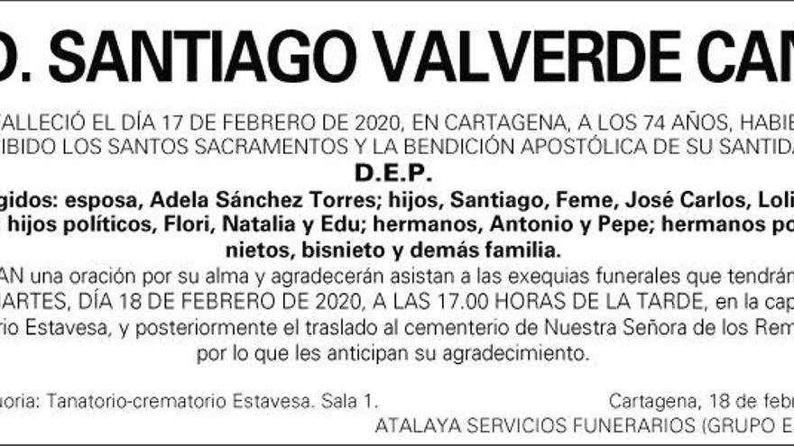D. Santiago Valverde Cano