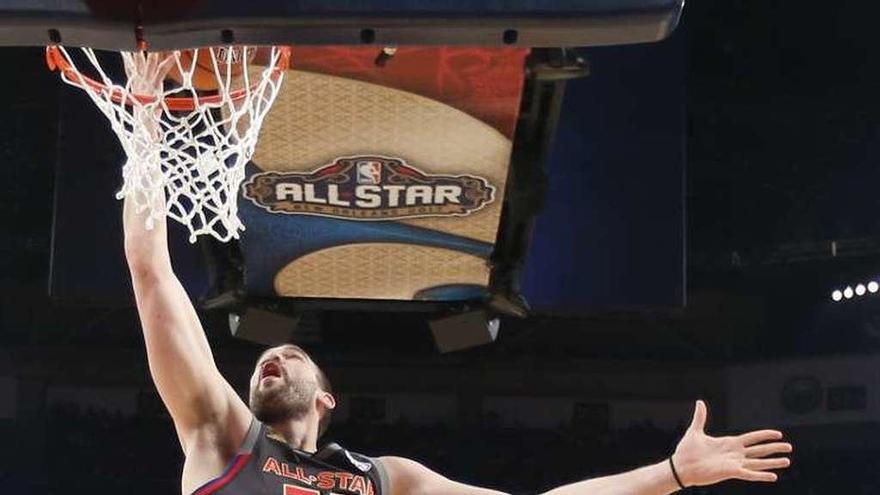 Marc Gasol brilla en el All Star y roza el &quot;triple-doble&quot;