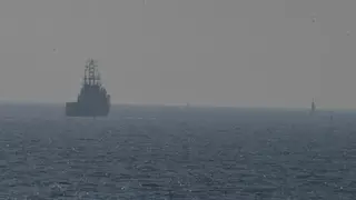 La Armada intercepta en aguas de Baleares a un submarino de guerra ruso armado con misiles crucero y un remolcador