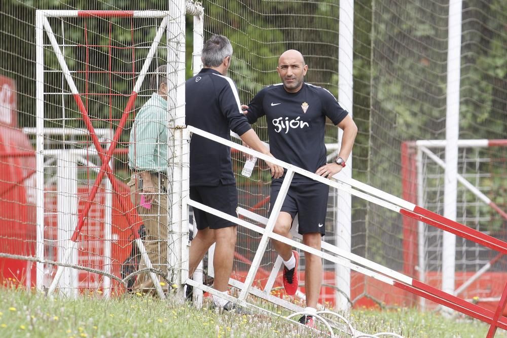 Entrenamiento del Sporting